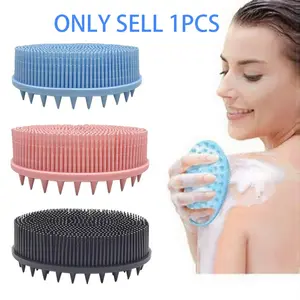 Double-Sided Silicone Body Exfoliating Brush, Soft Silicone for Sensitive Skin, Easy to Clean, Multi-Use, Durable, Suitable for Men and Women