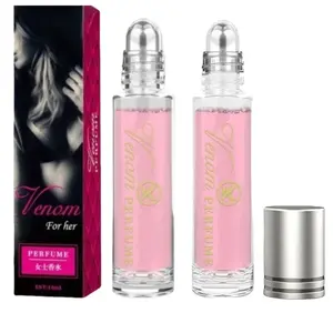 2pcs Women's Feromon Perfume, 0.34oz 10ml Long Lasting Rollerball Scented Oil Fragrance,Mini Portable for Dates or Daily Wear