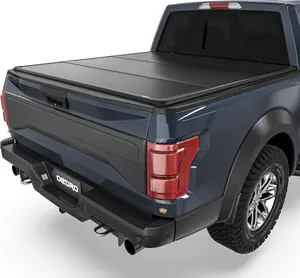 OEDRO FRP Hard Tri-fold Tonneau Cover Fold Truck Bed Covers Fits for Ford F150 F-150 2015-2024 with 5.5 Feet Bed