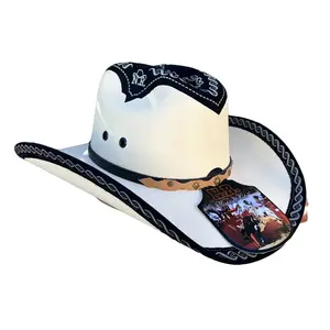 MEN'S WESTERN COWBOY RODEO HAT. RANCH STYLE COWBOY RIDING HAT. SOMBRERO VAQUERO