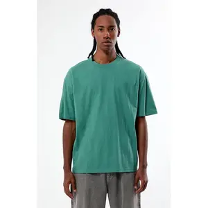 PS Basics Men's GreenÂ Basic Oversized T-Shirt