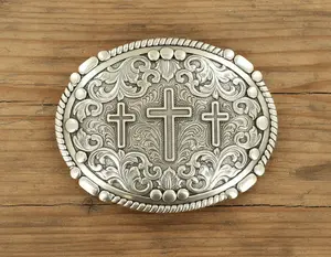 Scrolling Design Western Cowboy Belt Buckle, Stylish Accessory for Fashion Clothing, Western Belt Buckle, Cowboy Cowgirl Belt, Styling Cross Belt