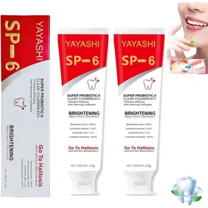 2pcs SP-6 Toothpaste Fresh Breath Toothpaste, Sp-6 Toothpaste,Toothpaste Fresh Breath Toothpaste,Deep Cleaning Care Toothpaste, Fresh Breath120g