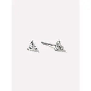 Small Stud Earring - Zara Silver