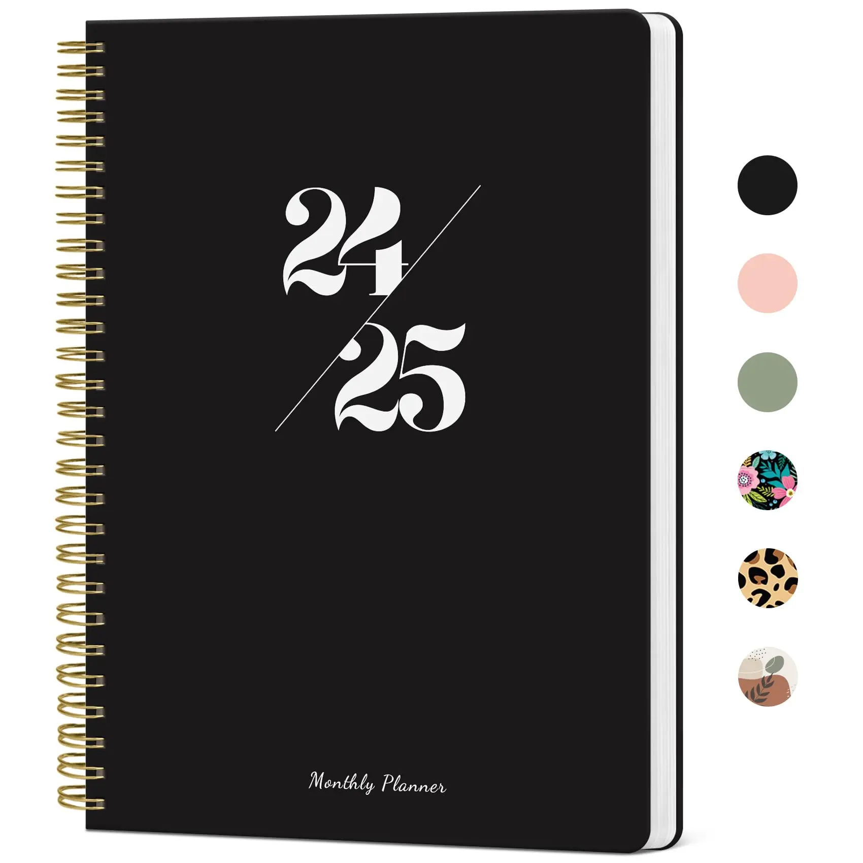 Monthly Planner 2024-2025, 2024 Calendar 18 Months Planner, JAN 2024 - JUN 2025, 7.4" x 9.6", 2024 Planner Spiral Bound, Perfect for School & Office