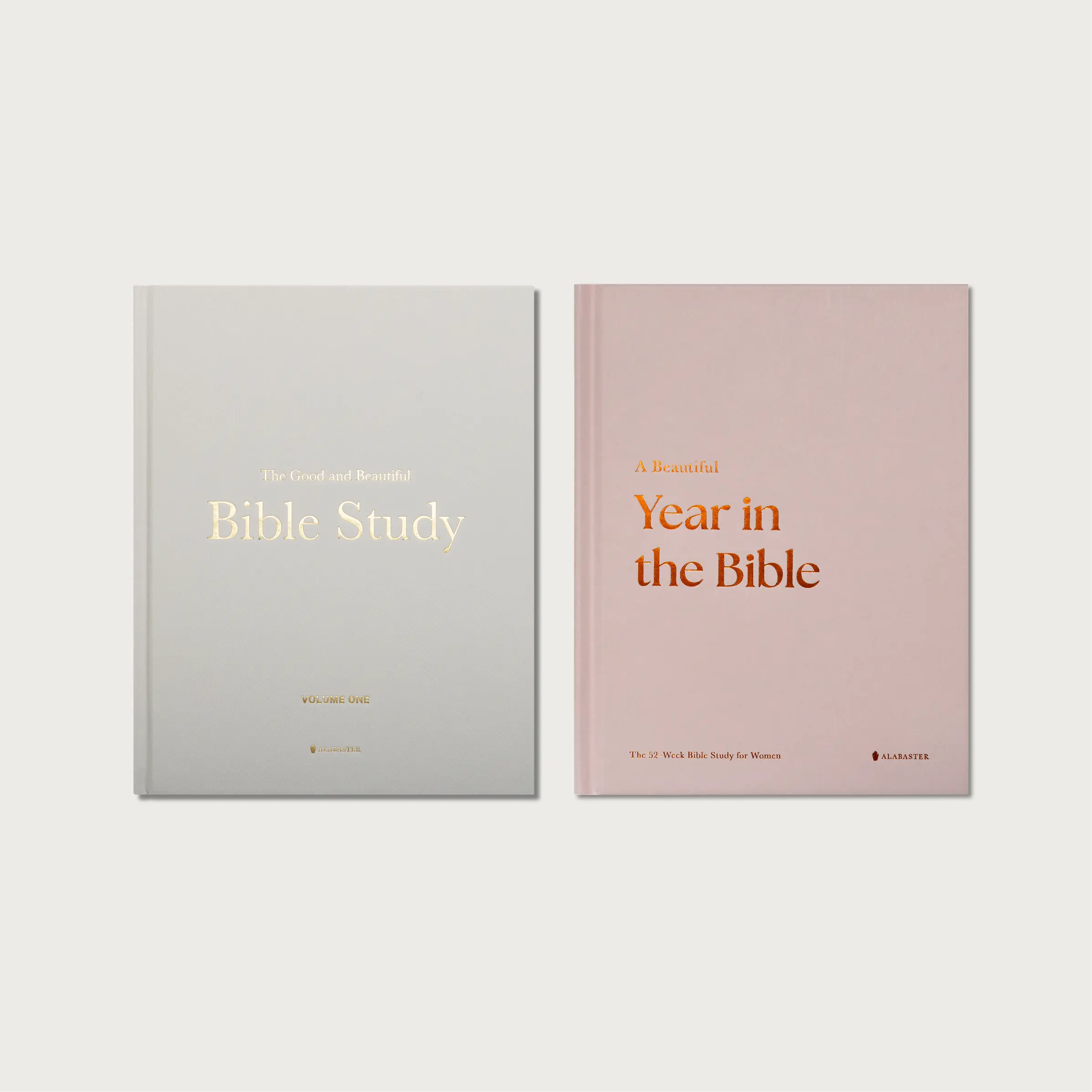 Alabaster Bible Study Gift Set - Hardcover Bundle with Year-Specific Design, Scripture Insights, Guided Exercises & Themed Content for Adults, Themes