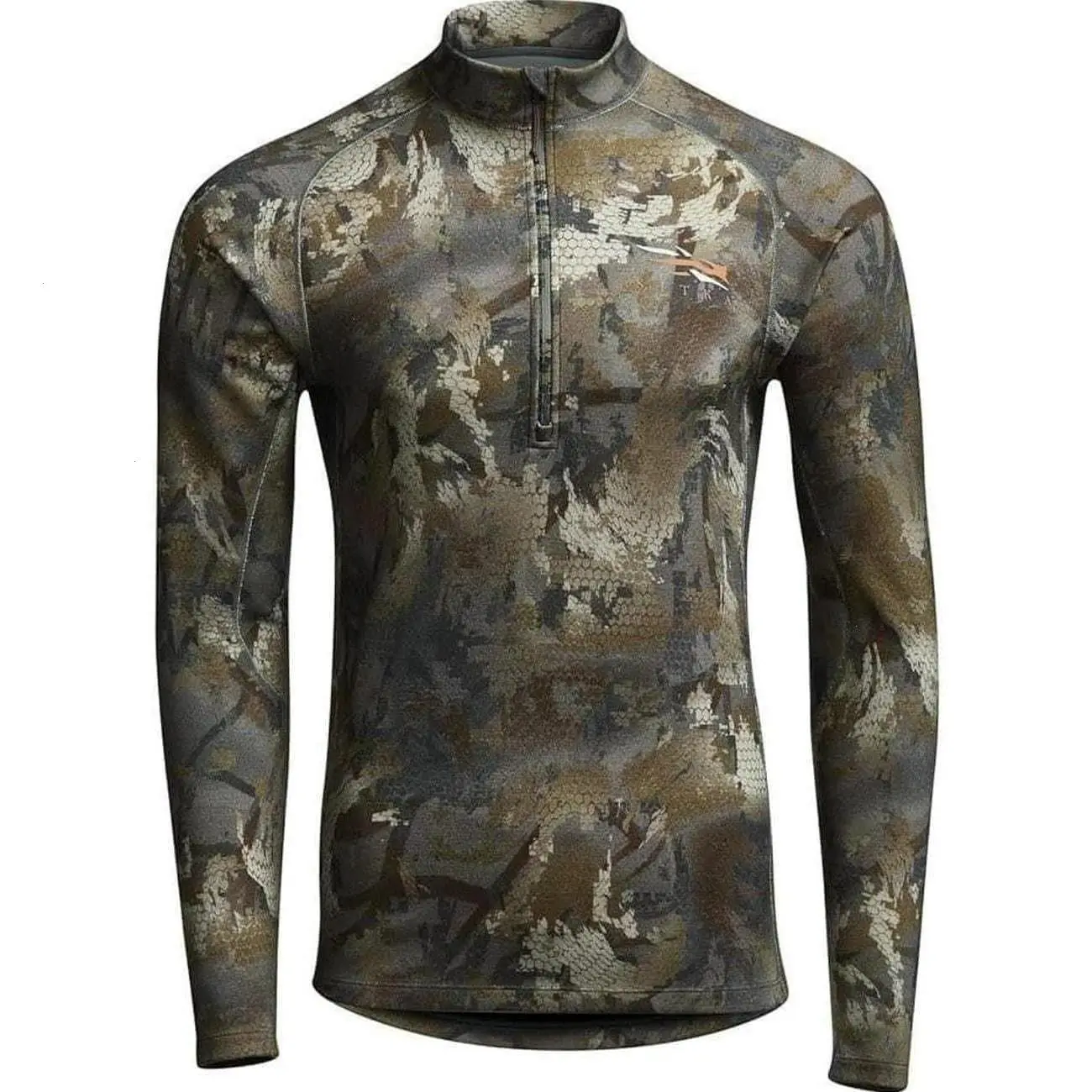 Heavyweight Half Zip Realtree Camo Long Sleeve Top | Performance Outdoor Wear