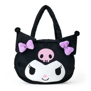 Kuromi Plush Face Tote Bag