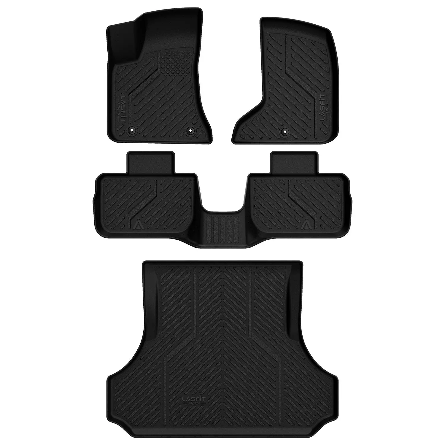 Lasfit Car Mats for Cars - Automotive Interior Accessories Fit 2011-2023 Chrysler 300 with Subwoofer-Free Cargo Option Alternative, Car Mats Cars