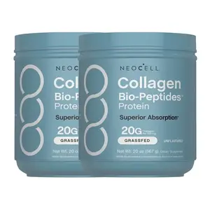 2 PCS NeoCell Collagen Peptides Powder 20oz - Grassfed Protein Supplement IG- Advanced with 18 Essential Amino Acids