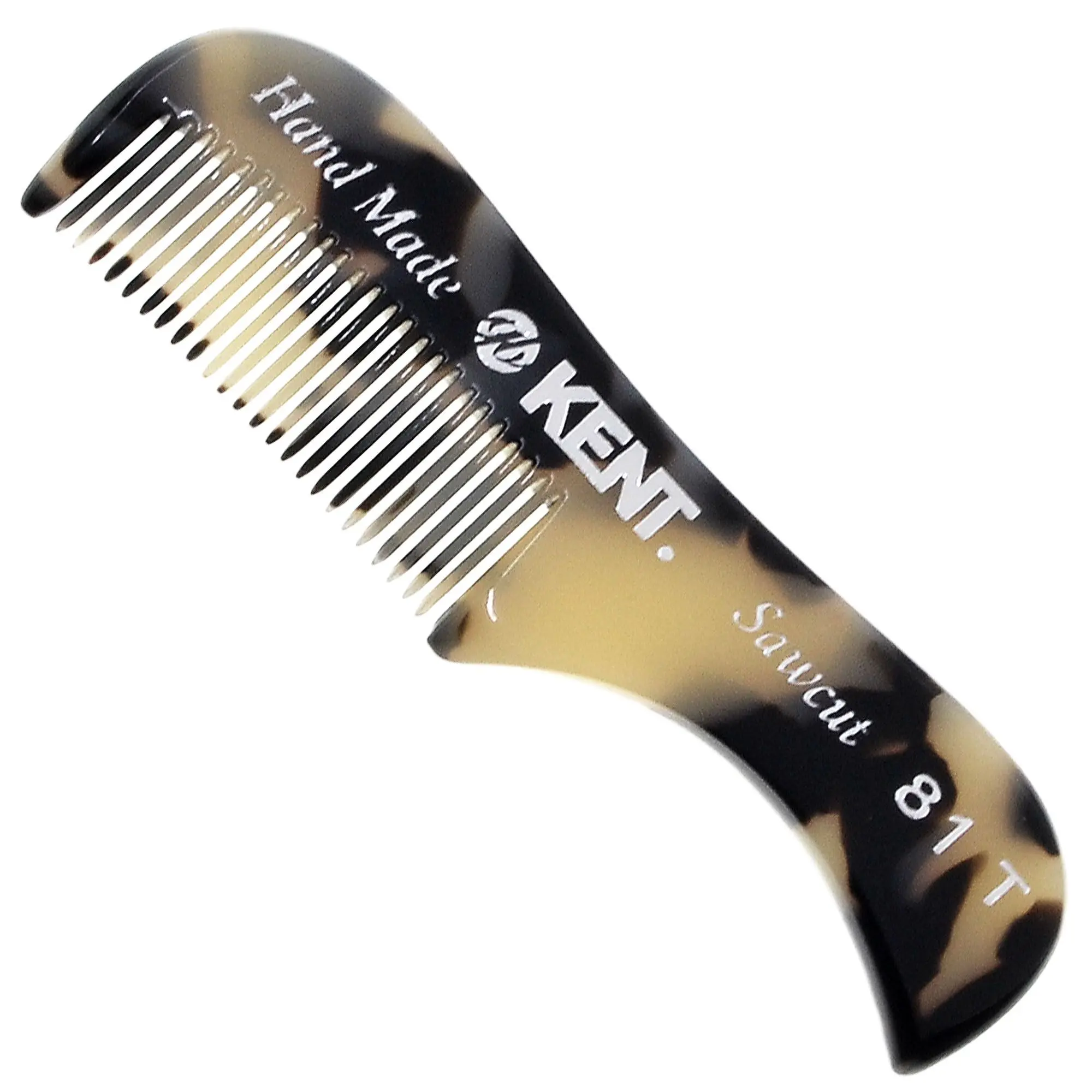 2.75" Handmade Fine Tooth Beard and Mustache Comb
