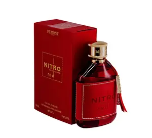 Dumont Nitro Red Perfumes for Men 100ml Eau de Parfum Spray Liquid Fragrance in Red Bottle