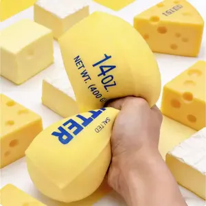 2026 New ultra-soft, slow-rebound butter stick stress-relieving squeeze toy – a stress-relieving toy that mimics real food models, unique and fun.