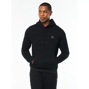 Aversa Quilted Hoodie- Black Beauty