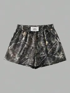 Women's Plain & Camo Print Shorts, Casual Comfy Breathable Shorts for Summer, Ladies Bottoms for Daily Wear