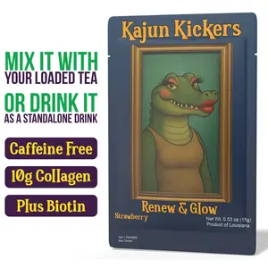 Meet the Kajun Kickers - The Next Big Thing in Loaded Teas - Loaded tea single serving add in or drink on its own Beverage