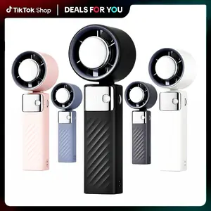 Handheld Portable Fan - Energy-Efficient, Battery-Powered, Brushless, Cold Pressure, Adjustable Turbo Mini Fan, USB Rechargeable, Digital Display, 199-Level Airflow, for Travel, Outdoor Use, Men & Women Gifts, Energy-Efficient Portable Fans, Battery-Power