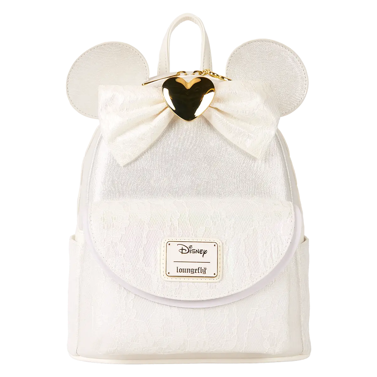 Minnie Mouse Iridescent Lace Wedding Mini Backpack