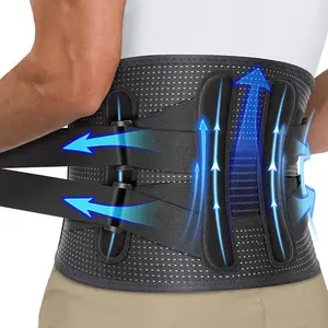 Adjustable Back Support Brace, Adjustable Back Straightener, Back Posture Belt, Breathable Lumbar Support Belt for Comfort and Relaxation, Lower Waist Support Belt, High Stretch Tummy Control Shape