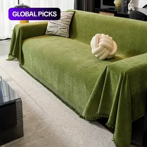 Solid Color Sofa Cover, 1 Count Soft Comfortable Sofa Slipcover, Slipcovers for Couches and Sofas, Couch Sofa Protector, Soft Furniture Protector for Home Living Room, Home Decor Supplies, Couch Covers #GLOBAL PICKS
