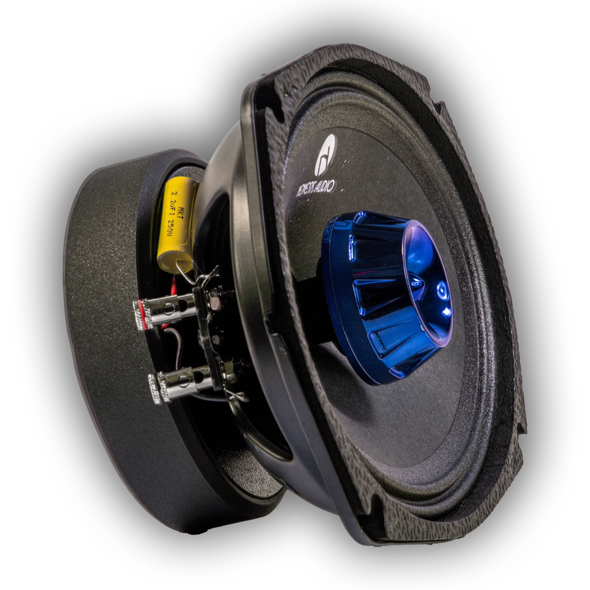 Nemesis Audio NA-PRO69 6x9" 300W RMS Midrange Speakers with Built-in Bullet Tweeter 4-Ohm (Pair)