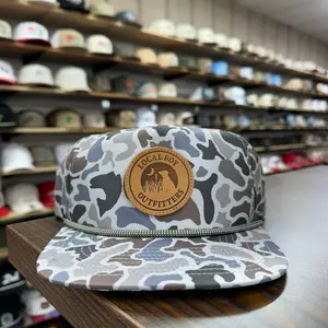 Leather Patch Perf LP Rope Hat