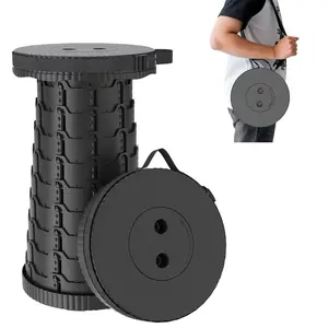 Upgraded Collapsible Stool,Portable Stools,Telescoping Stool, Max Load Capacity 400lbs,Suitable for Outdoor Picnic Camping Gardening Fishing Hiking