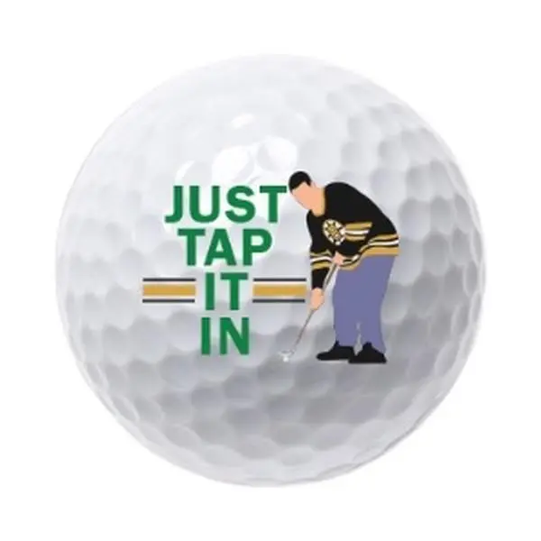 Just Tap It In 3 Pack Golf Balls