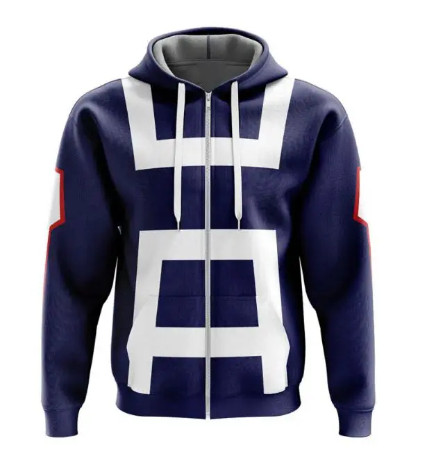 [FREESHIP] School Uniform My hero Academia Zip Hoodie Jacket, Anime fan zip up hoodie, Perfect for Fall & Winter with Fitted Design #anime  #hoodie #jacket #menwear