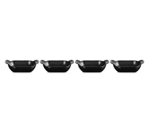 Le Creuset Set of 4 Mini Rectangular Baker 1/3-qt