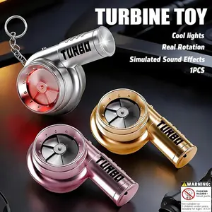 TURBO Turbocharging Simulation Toy Car Turbolighting Decompression Keychain Novelty Toy Gift Suitable For Men And Women