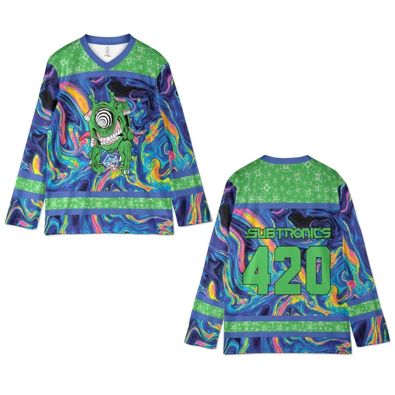 Cyclops Rave Jersey, Monster Hockey Shirt, Trippy Edm Festival Outfit