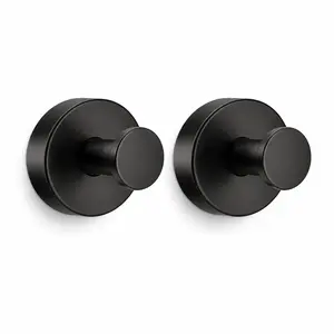 Suction Cup Hooks- 2 Packs Suction Cup Hooks For Shower, Stainless Steel Suction Cup Hooks for Shower, Bathroom Accessories, Towel Hooks, Clothes Hooks & Vacuum Suction Hooks