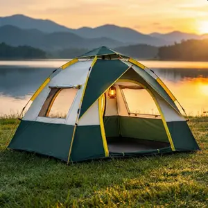 Ezify 4/6: Quick Tent Setup, Lightweight Enough to Carry with One Hand! Windproof, Rainproof, and Sunshade Coverage – Say Goodbye to Frantic Setups, Turn Camping Novices into Pros in Seconds!