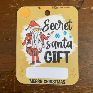 Secret Santa Gift - Christmas Money Card | Stocking Stuffer | Gift Card Holder | Cash Card