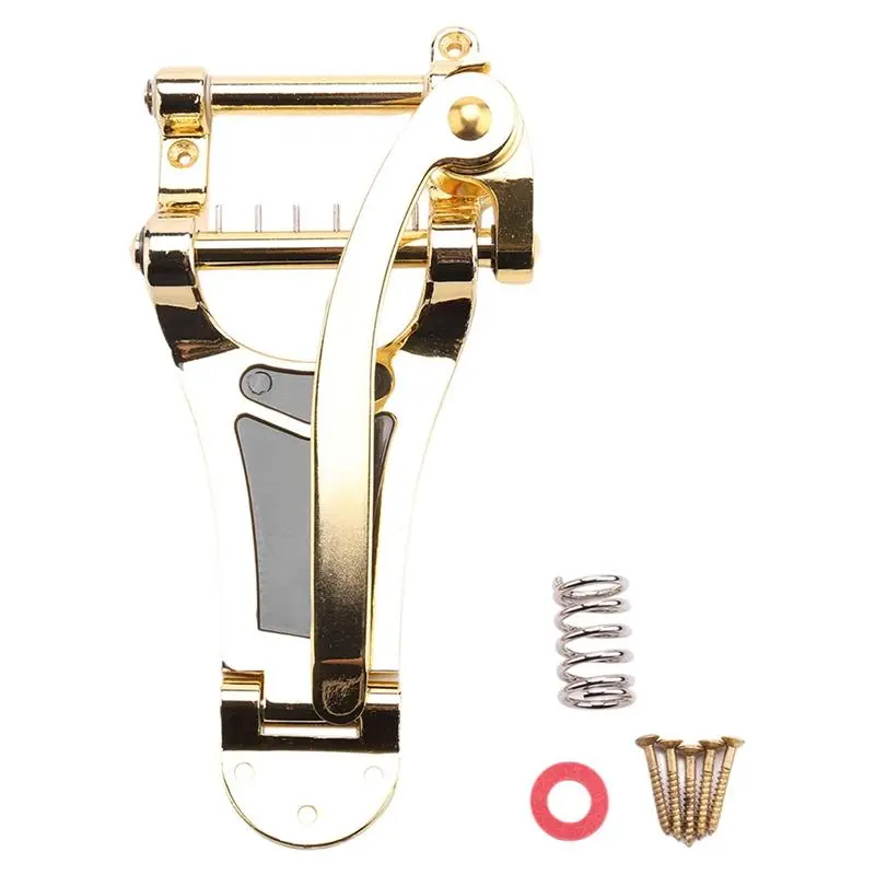 Vibrato Bridge Tailpiece B7 Jazz Guitar for Gibson Bigsby ES355 Epiphone Gold
