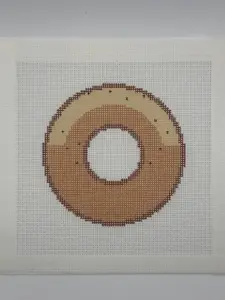 Bagel Needlepoint Canvas