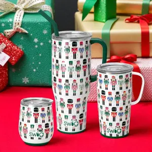 Classic Nutcracker Holiday Insulated Drinkware – 40oz Mega Mug, 22oz Travel Mug, 12oz Stemless