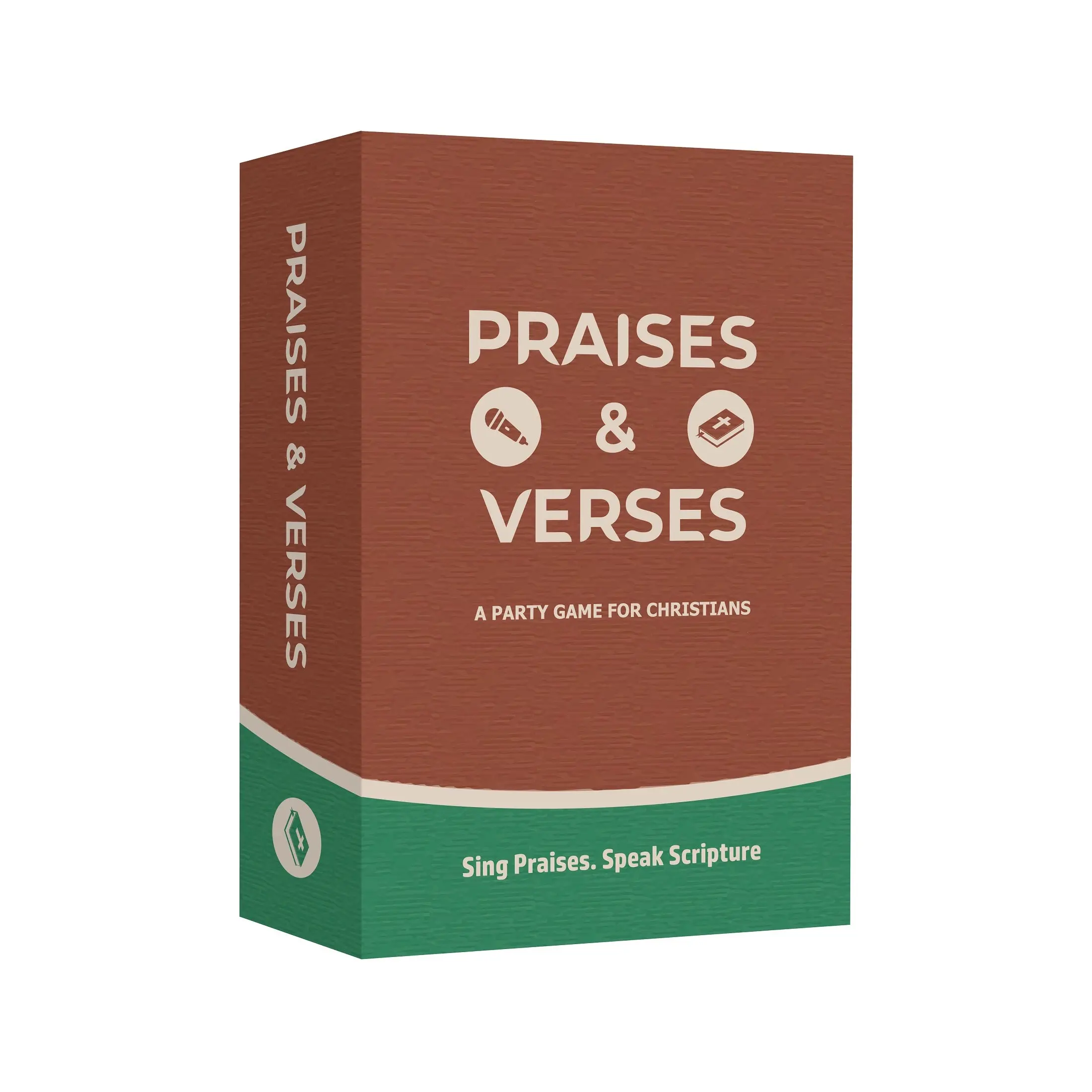 Praises & Verses Christian Board Game - Slap, Sing & Recite Activity with Bible Verses & Christian Music for Family, Church Groups
