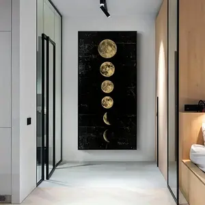 Elephant Pattern Unframed Painting, 1 Count Modern Wall Art Poster, Wall Art Decor for Home Living Room Bedroom Office Gallery, Ornaments