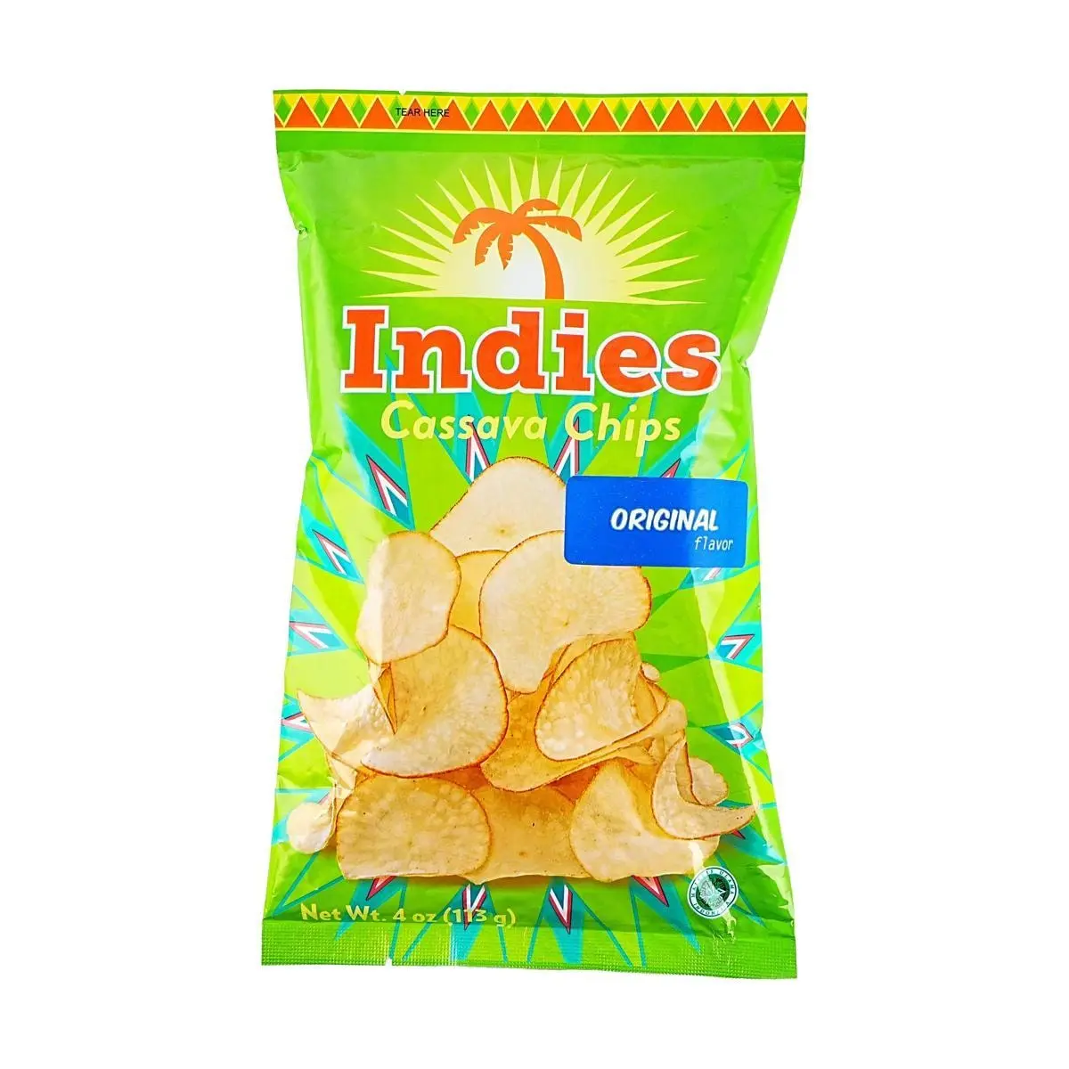 INDIES Original Cassava Chips 113g - Crispy Indonesian Snack, Gluten-Free, Vegan, All-Natural Ingredients INDIES Original Cassava Chips 113g - Crispy Indonesian Snack, Gluten-Free, Vegan, All-Natural Ingredients