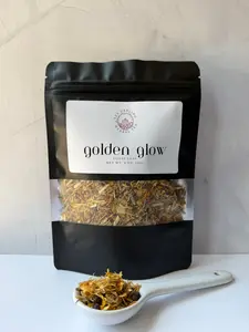 Golden Glow Herbal Tea – Turmeric & Ginger Blend