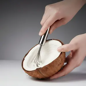 Stainless Steel Coconut Scraper & Fish Scale Remover, Lightweight Non-Slip Handle, Kitchen Tool for Cooking Lovers, Essential for Seafood Processing, Kitchen Gadgets