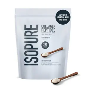 Isopure Collagen Peptides Powder, Unflavored 1.42 lb