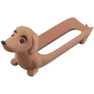 Sausage Dog Shaped Tray, 1 Count Cute Dog Design Hot Dog Rack, Durable Tray for Sushi, Candy, Sandwich, Corn Cake