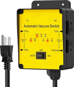 2025 ! Automatic Vacuum ,  Dust Control Autoswitch for 3 Power Tools, Delay Vacuum On/Off to  Circuit Overload and Tripping, Adjustable Actuation Threshold