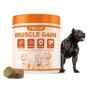 Muscle Support Chews for Dogs | With Whey Protein, Omega 3, and Amino Acids | All Breeds & Ages Muscle Support Chews for Dogs | With Whey Protein, Omega 3, and Amino Acids | All Breeds & Ages