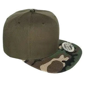 Men's Digi-Camo and Plain Camo Snapback Cap - Athletic and Lightweight Hat for Streetwear and Exercise