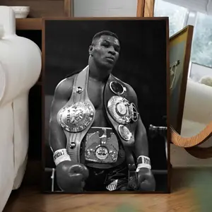 Mike Tyson Poster, Mike Tyson Print, Mike Tyson Wall Art, Boxing Poster, Vintage Sport Poster, Vintage Boxing Wall Art Decor Decoration Ornaments Photo Artistic Room wall decor posters remember lebron poster Frames Glossy