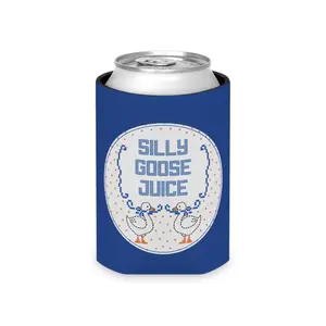 Funny Silly Goose Juice Can Cooler, Silly Goose Koozie